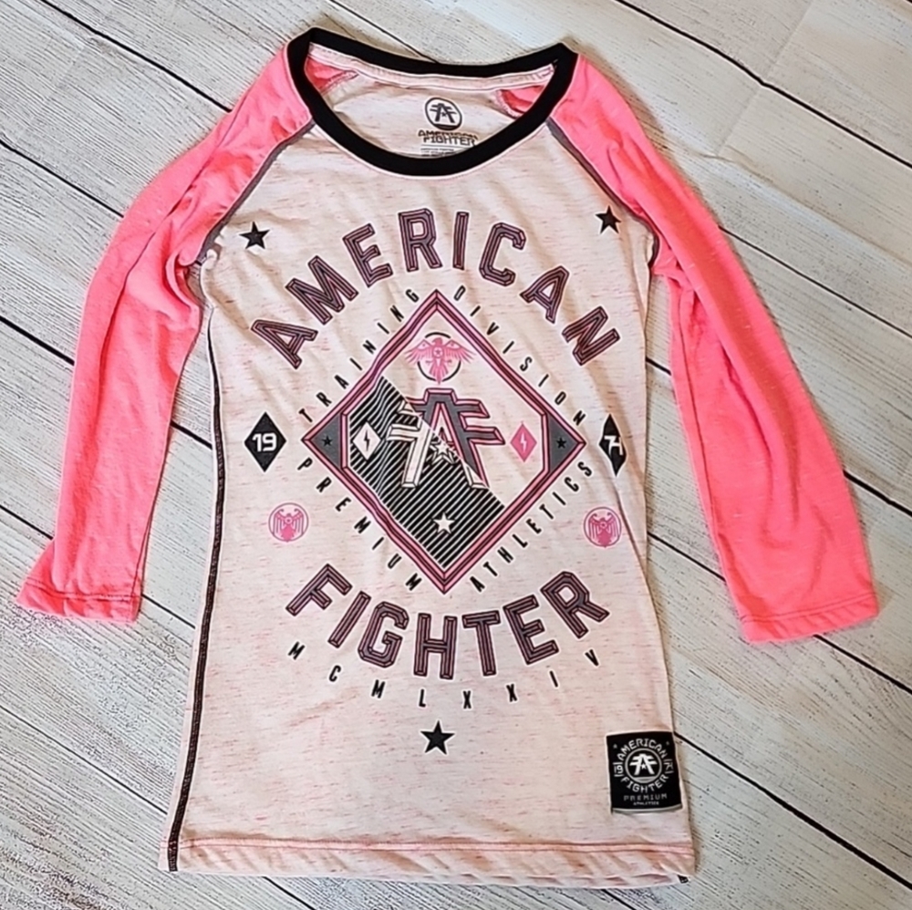 American Fighter 3/4 Sleeve